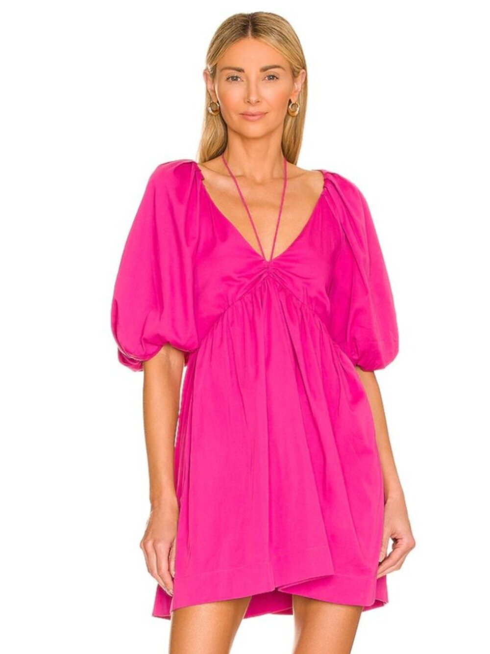 L'Academie Ilana Mini Dress in Fuschia Pink NWOT Size Small